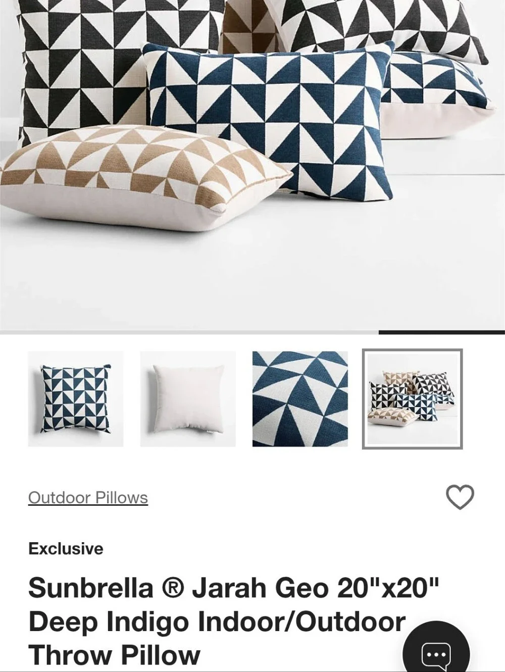 Sunbrella ® Jarah Geo 20